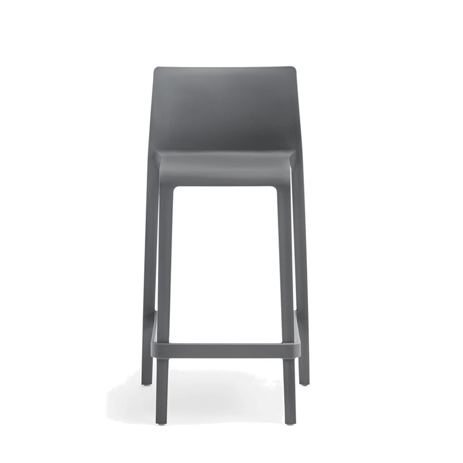 Barstol Volt 677, sh.66 cm, stapelbar, antracit