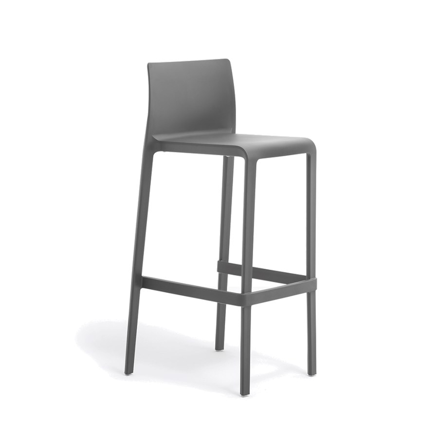 Barstol Volt 678, sh.76,5 cm, stapelbar, antracit