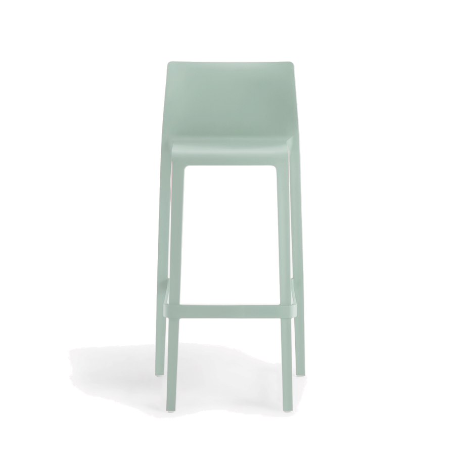 Barstol Volt 678, sh.76,5 cm, stapelbar, grön