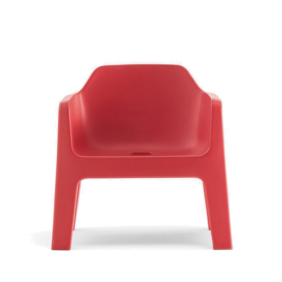 Fåtölj Plus Air, sh.40 cm, röd