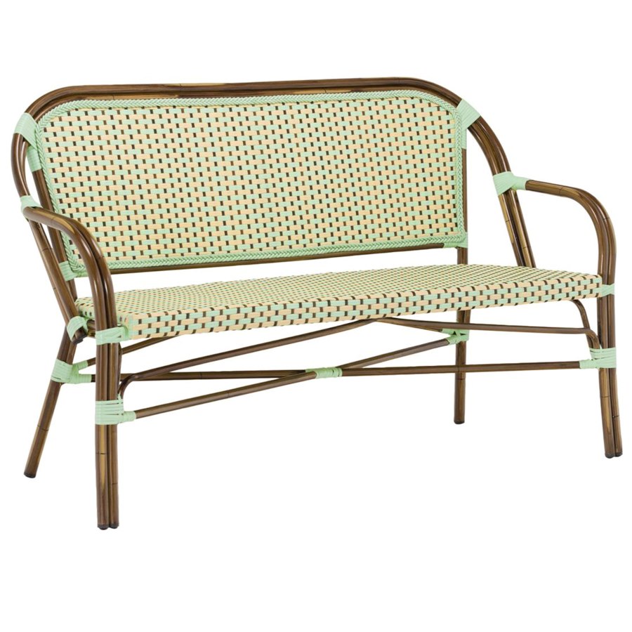 Soffa Paris 30, turkos/beige