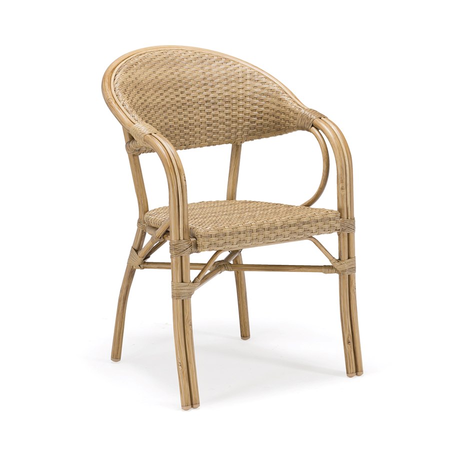 Stol Paris 33, beige/brun