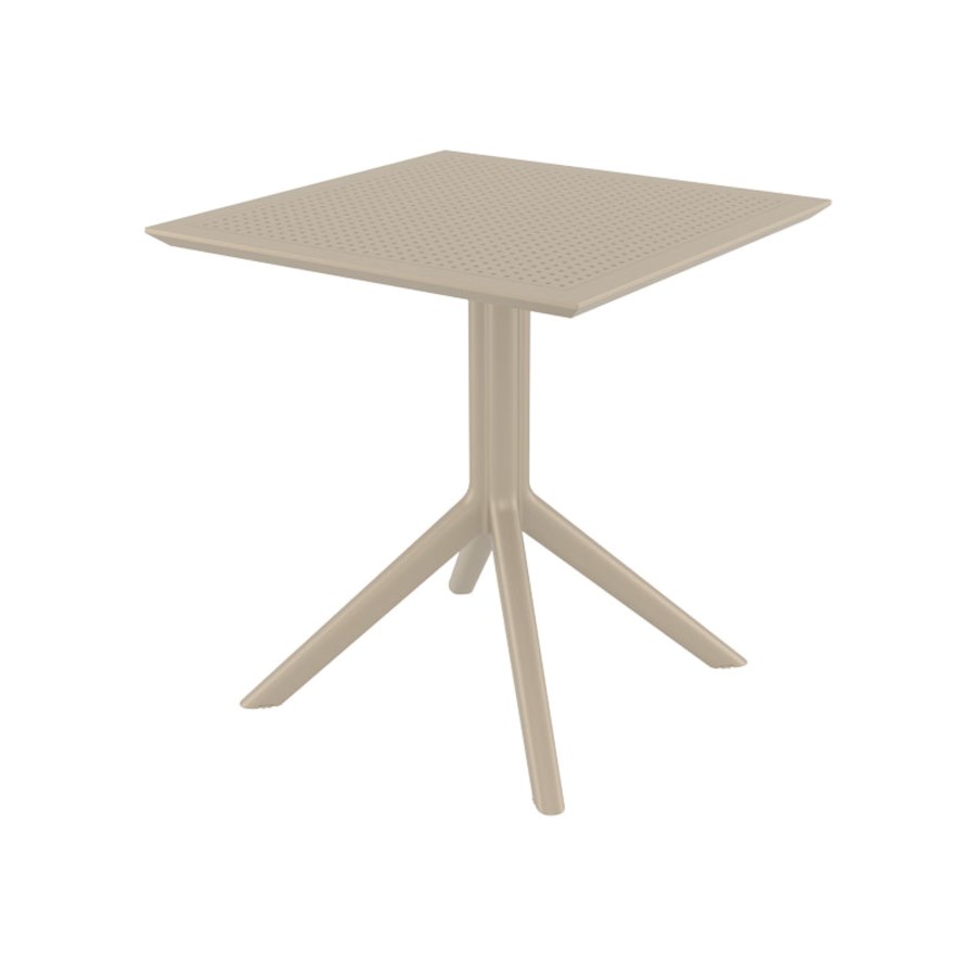 Bord Sky, 70x70 cm, taupe