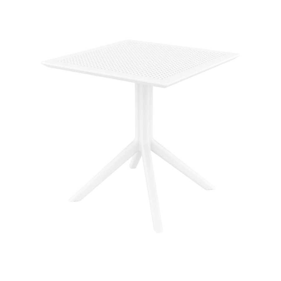 Bord Sky, 70x70 cm, vit