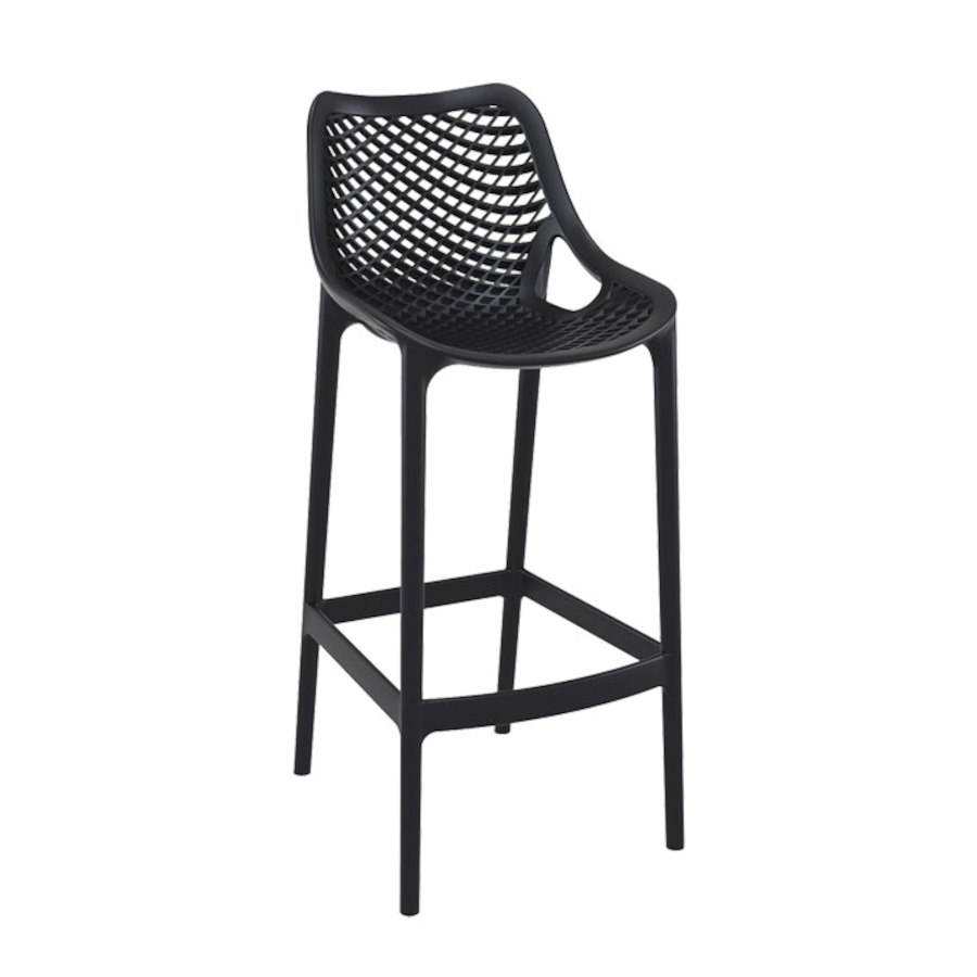 Barstol Air, sh.75 cm, svart
