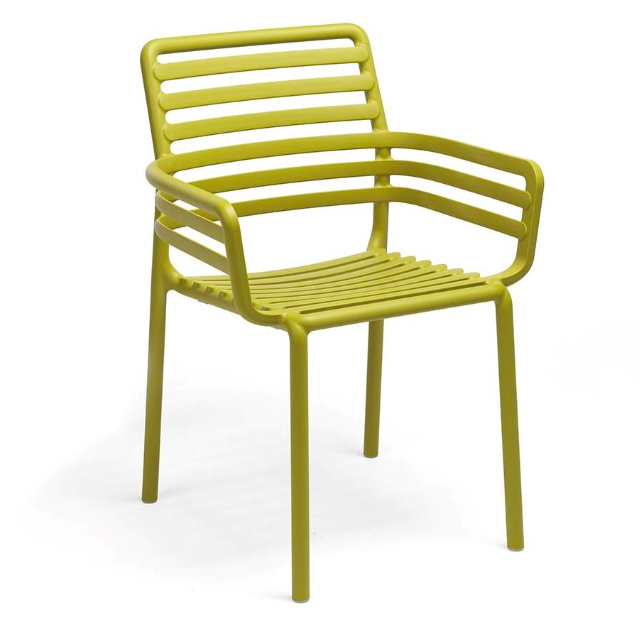 Karmstol Doga, sh.46,5 cm, stapelbar, pera