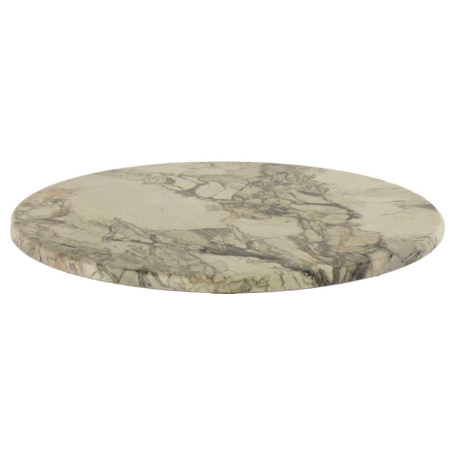 Bordsskiva Werzalit, dia 60 cm, almeira marble