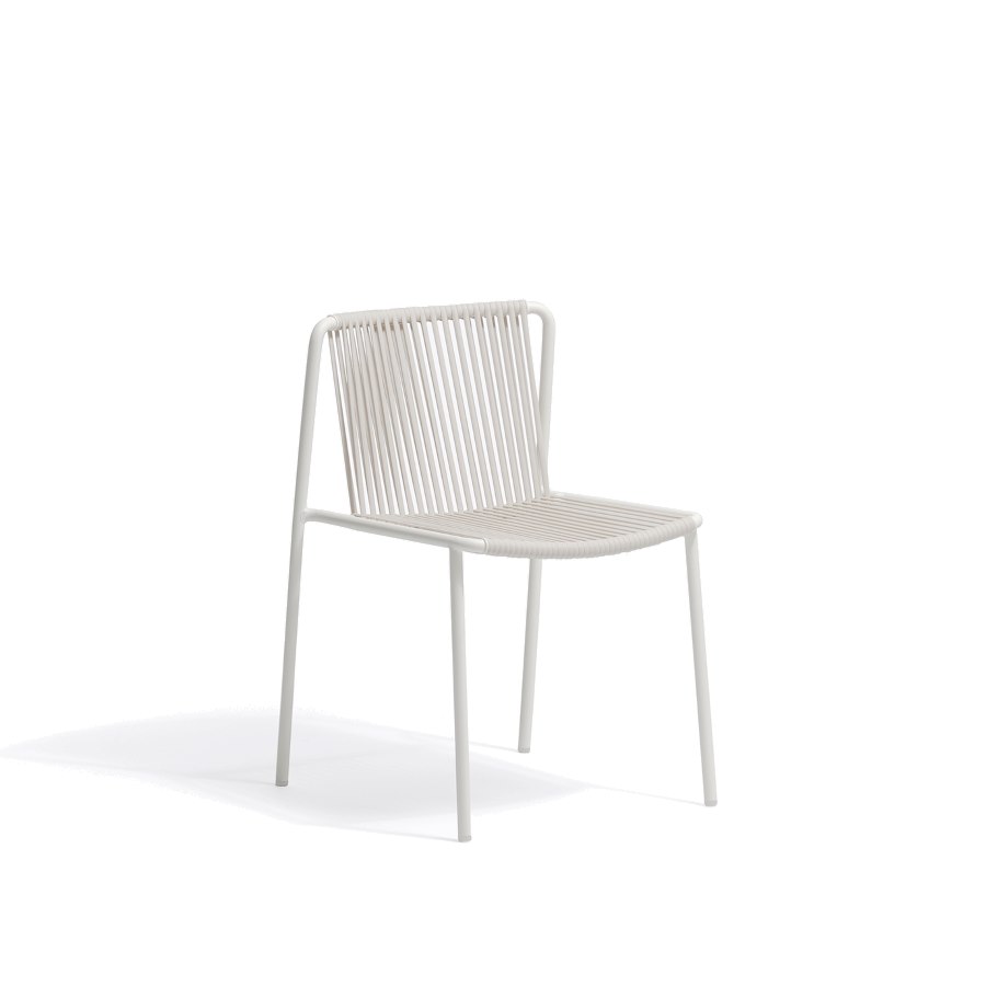 Stol Tribeca 3660, sh.46,5 cm, stapelbar, vit