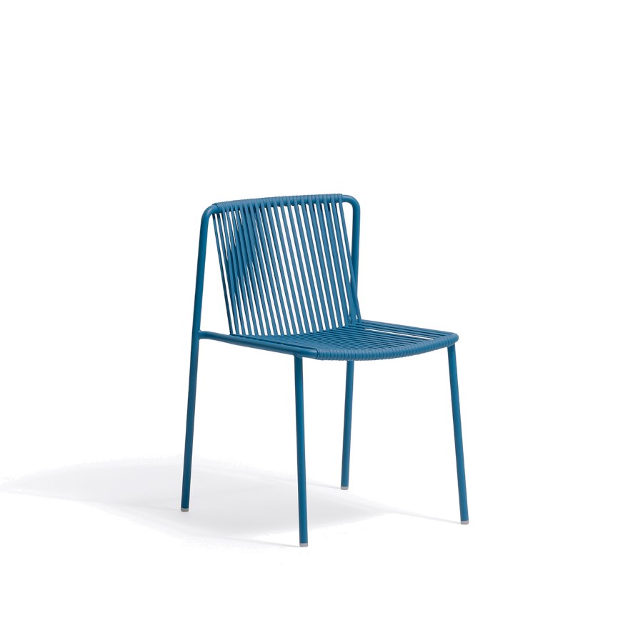 Stol Tribeca 3660, sh.46,5 cm, stapelbar, blå