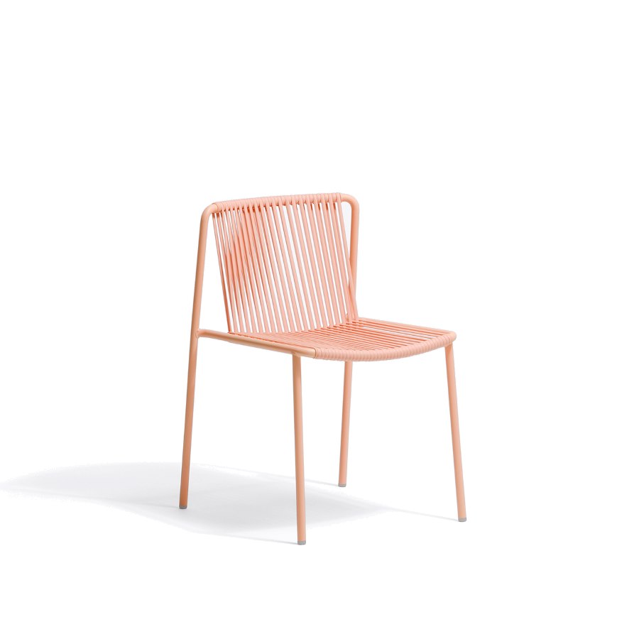 Stol Tribeca 3660, sh.46,5 cm, stapelbar, ljusrosa
