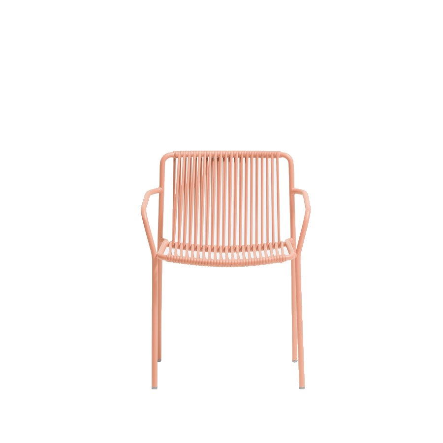 Karmstol Tribeca 3665, sh.46,5 cm, stapelbar, ljusrosa