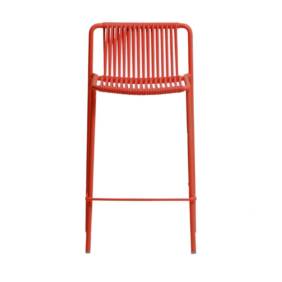Barstol Tribeca 3667, sh.67,5 cm, stapelbar, röd