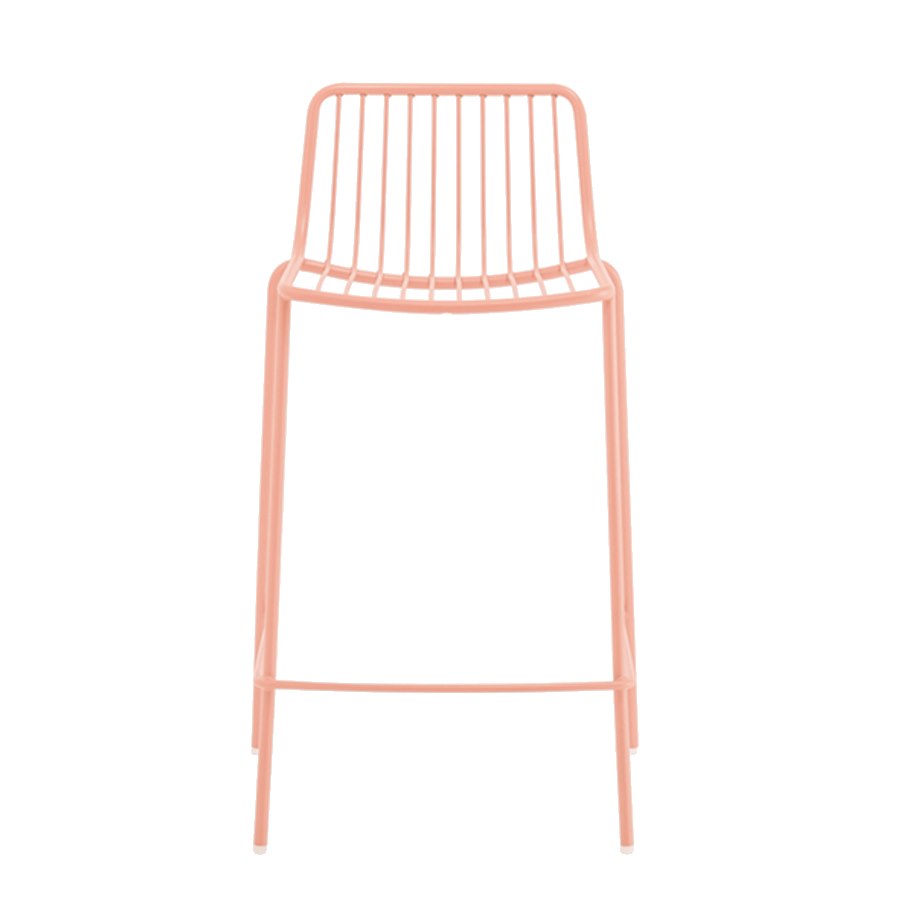 Barstol Nolita 3657, sh.65 cm, stapelbar, ljusrosa