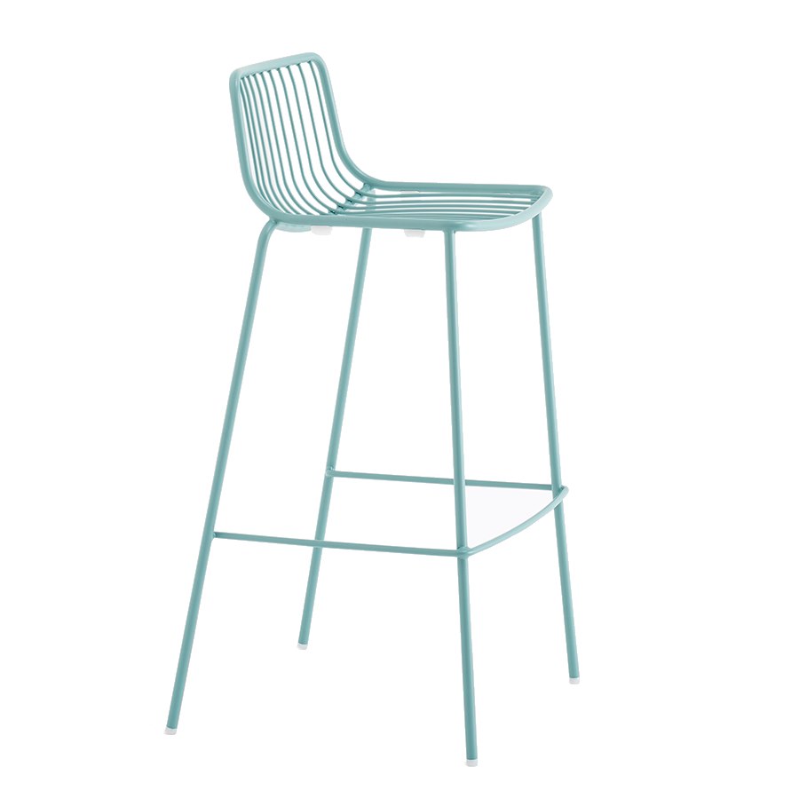 Barstol Nolita 3658, sh.75 cm, stapelbar, turkos