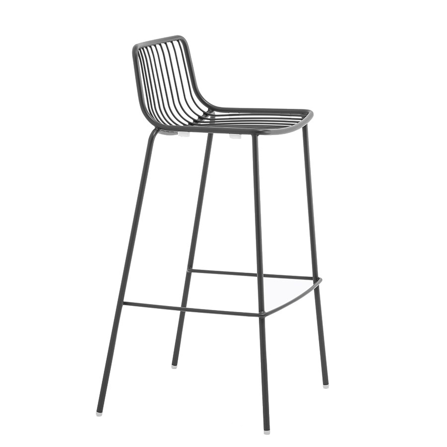 Barstol Nolita 3658, sh.75 cm, stapelbar, antracit
