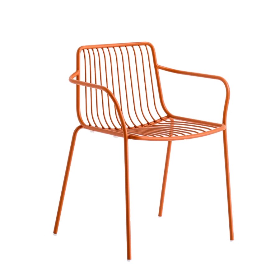 Karmstol Nolita 3655, sh.46,5 cm, stapelbar, orange