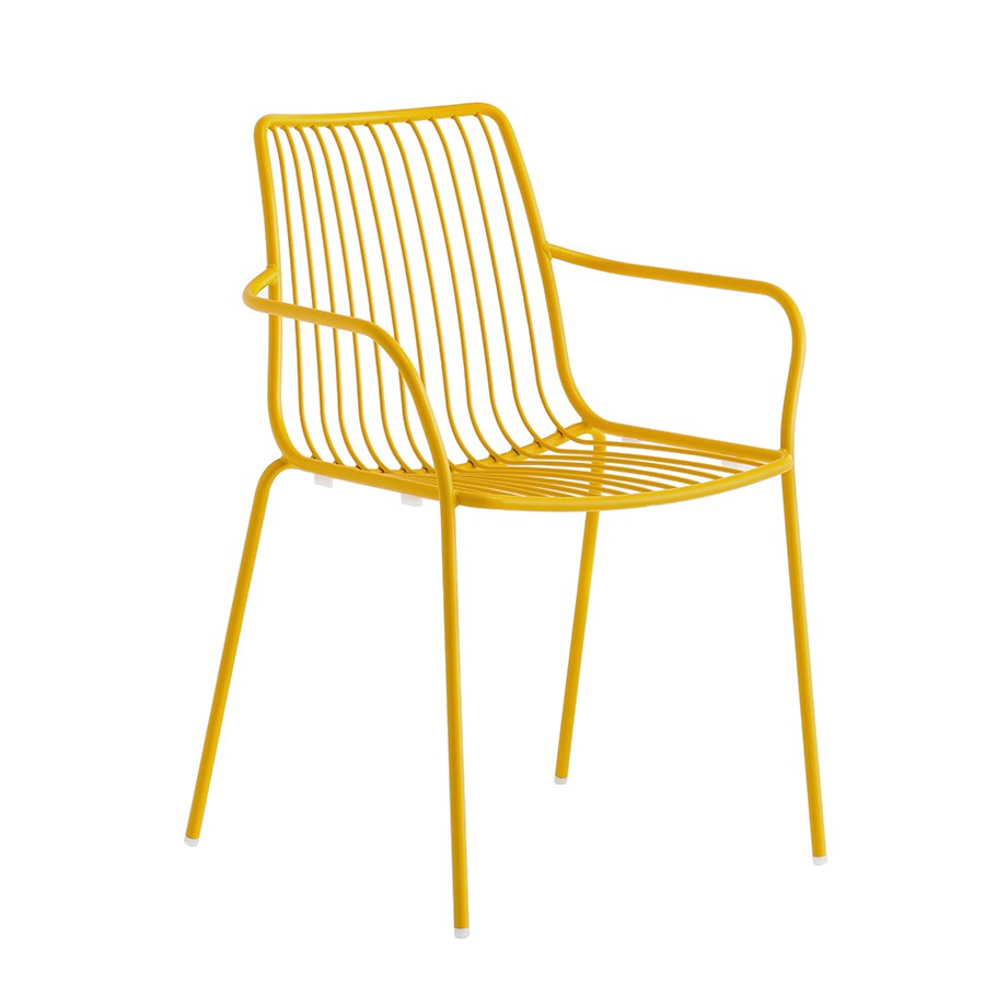 Karmstol Nolita 3656, sh.46,5, stapelbar, gul