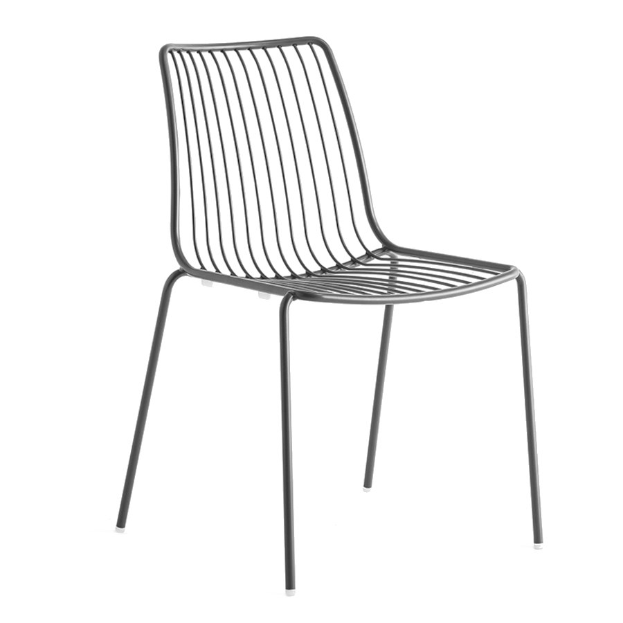 Stol Nolita 3651, sh.46,5 cm, stapelbar, antracit