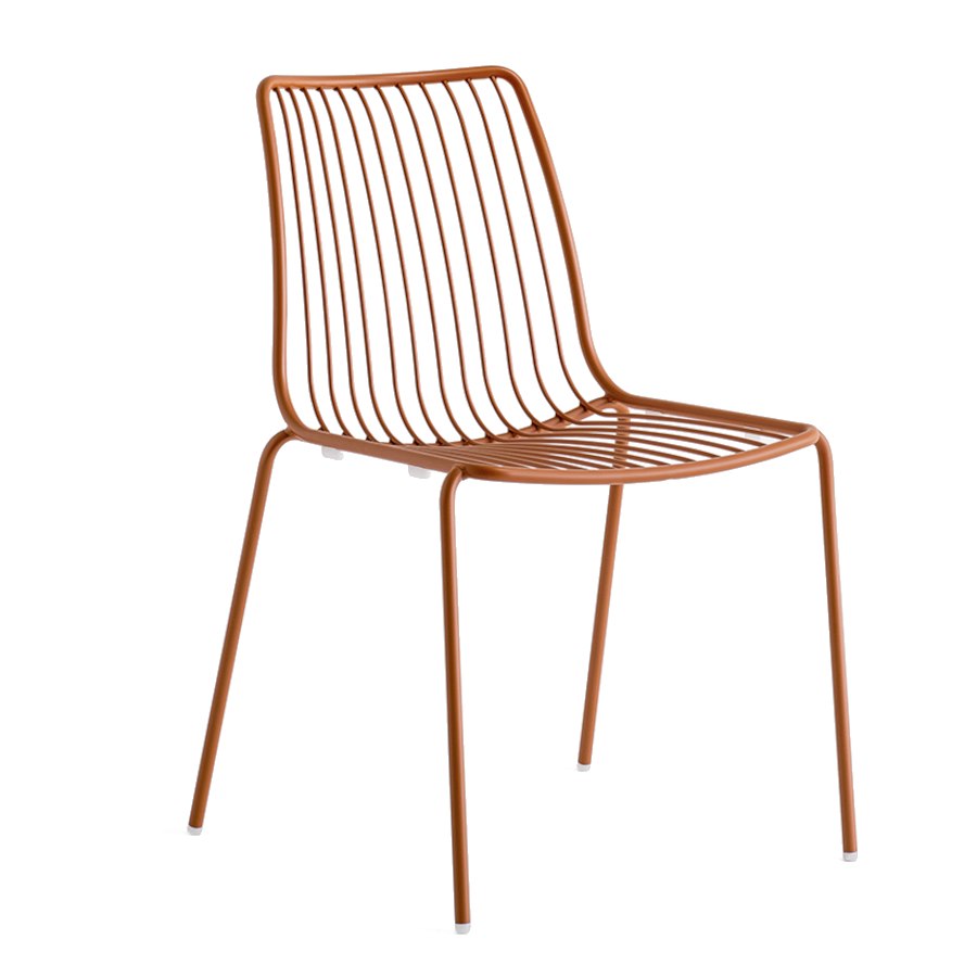 Stol Nolita 3651, sh.46,5 cm, stapelbar, brun