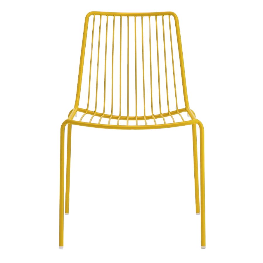 Stol Nolita 3651, sh.46,5 cm, stapelbar, gul