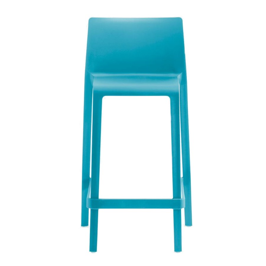 Barstol Volt 677, sh.66 cm, stapelbar, blå