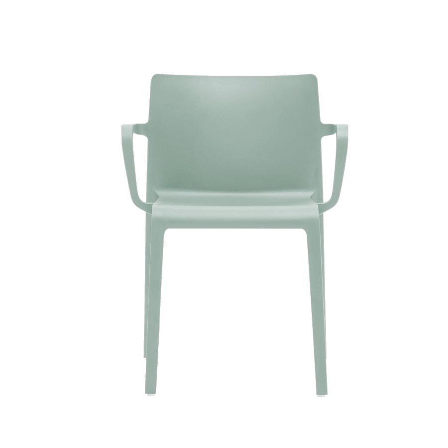 Karmstol Volt 675, sh.46 cm, stapelbar, grön