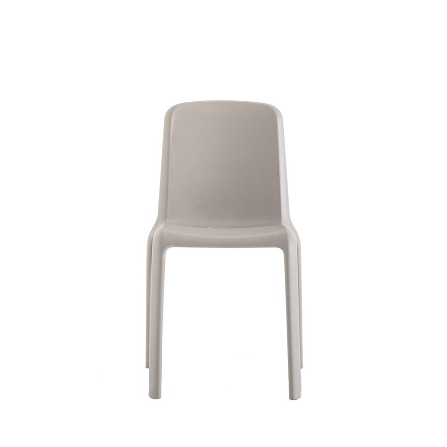 Stol Snow 300, sh.45,5 cm, stapelbar, duvgrå