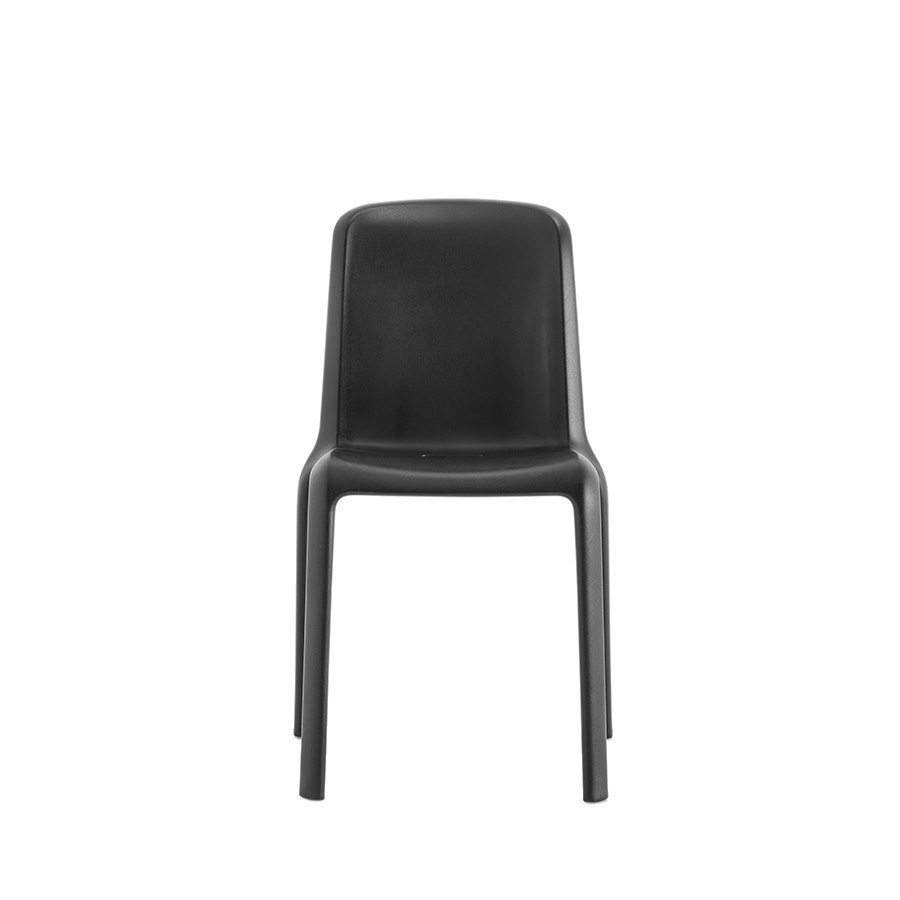 Stol Snow 300, sh.45,5 cm, stapelbar, svart