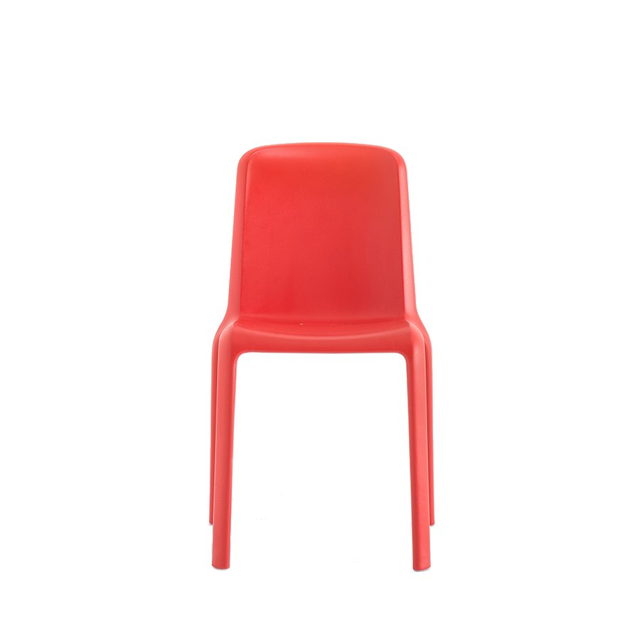 Stol Snow 300, sh.45,5 cm, stapelbar, röd