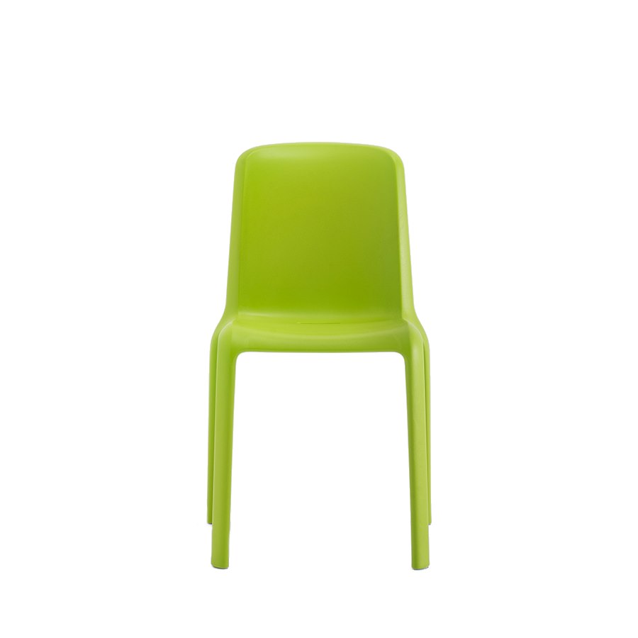 Stol Snow 300, sh.45,5 cm, stapelbar, grön