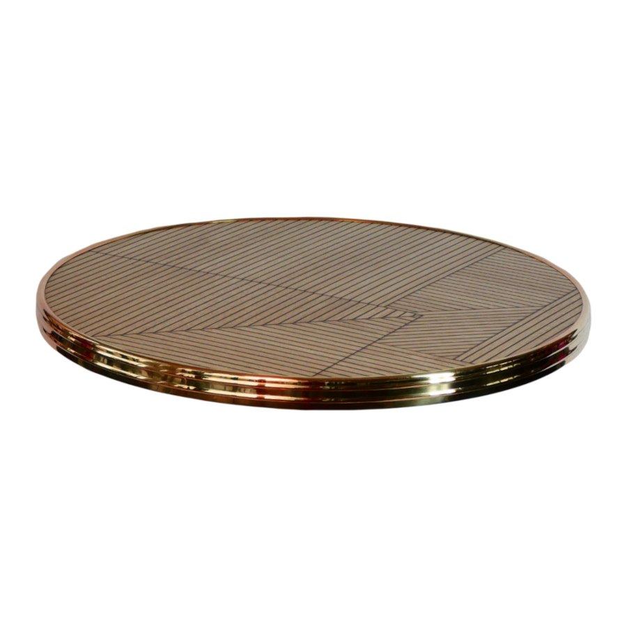 Bordsskiva Bistro exclusive, dia 70, triana, koppar