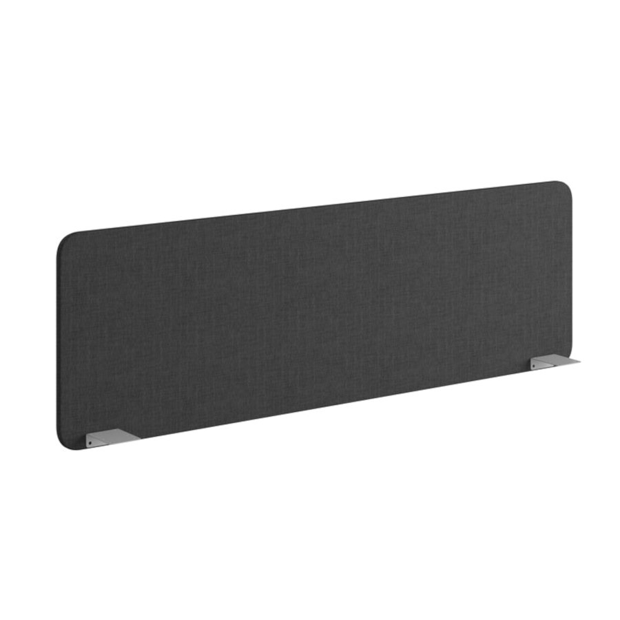 Bordsskärm Silencio Basic, svart, 140x51,5x2,2 cm