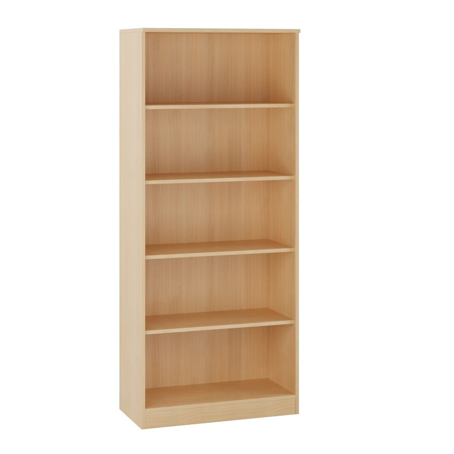 Milano bokhylla, H180xB80 cm, ljus ek