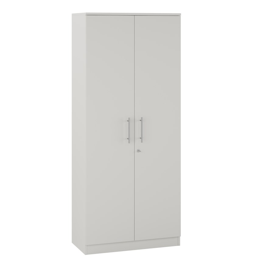 Milano pärmskåp, H180xB80 cm, ljusgrå