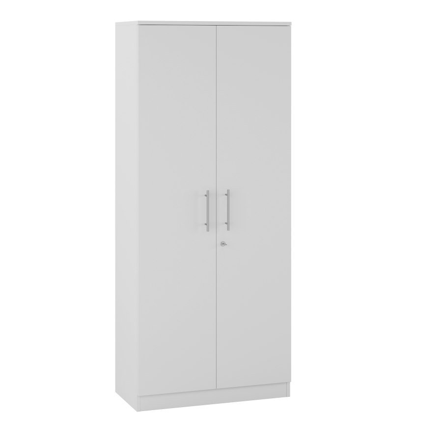 Milano pärmskåp, H180xB80 cm, vit