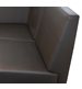 U-sofa Stockholm med ben, valgfritt kunstskinn, alle størrelser, 188x384x188 cm / 7,6 m