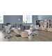 Herman Miller Aeron, grafitt svart, Fixed ZSS, tilt-limiter, armlener i svart vinyl