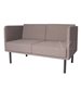 2-sits soffa Karlskrona med låg rygg, valfri färg tyg
