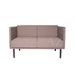 2-seters sofa Karlskrona med lav rygg, valgfri farge tekstil