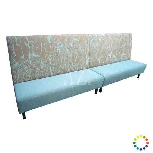 Sofa Karlstad, med ben,  høyde: 120 cm, valgfri tekstil/kunstskinn/skinn, valgfri størrelse