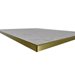 Bordplate, tykkelse 20,7 mm, høytrykkslaminat, velg farge på bordplate og kanting, 12 størrelser