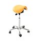 Sadelstole Mini EasySeat, sittehøyde 58-77 cm, tekstil eller kunstleder, 5 farger.