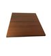 Flat kvadrat komplett bord, borstat stål, 3 storlekar, 5 färger bordsskiva