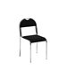 Konferansestol RX002, 4 farger understell, sete og rygg i stoff, stabelbar
