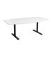 Konferensbord Lilla Arktis / T - Bone storlek 200x110 vit bordsskiva, valfri färg stativ