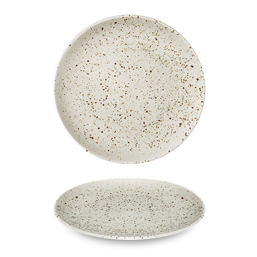 Tallrik Lifestyle Natural, dia 27 cm, flat
