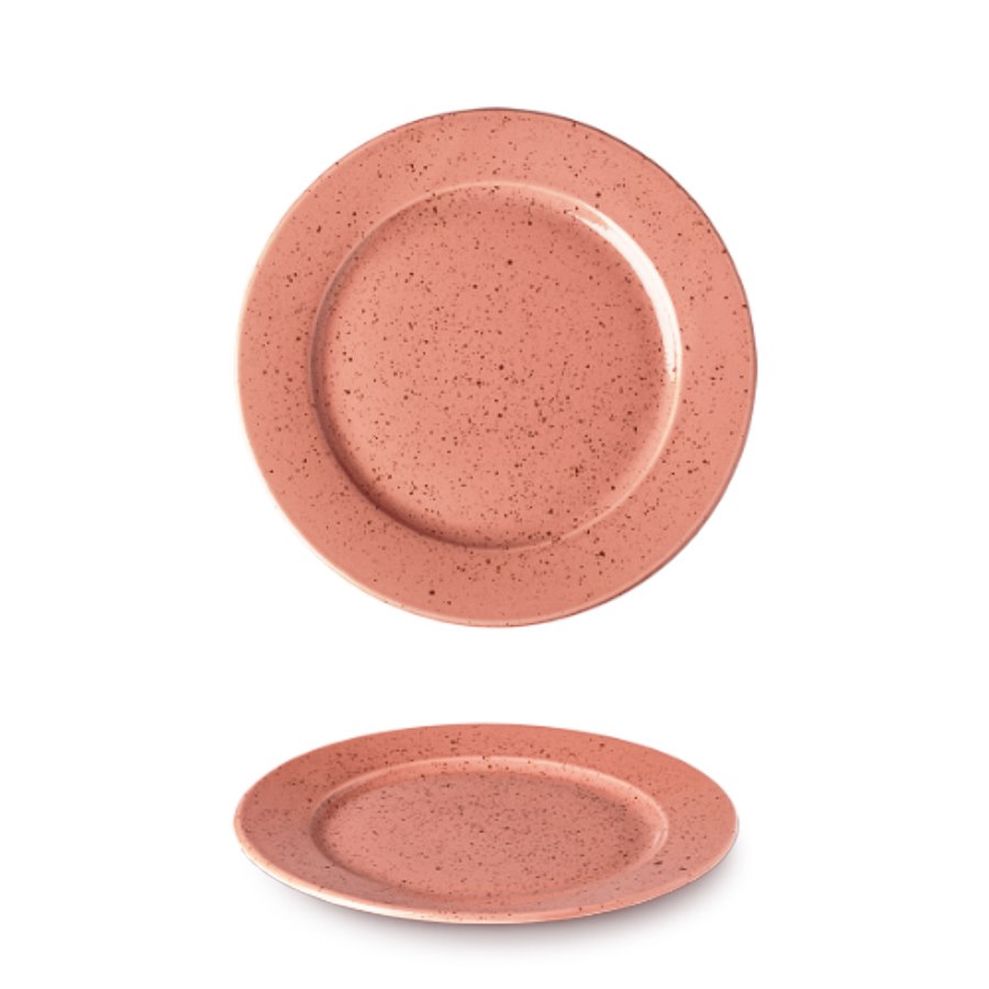 Tallrik Lifestyle Terracotta, dia 20 cm, flat, med bräm