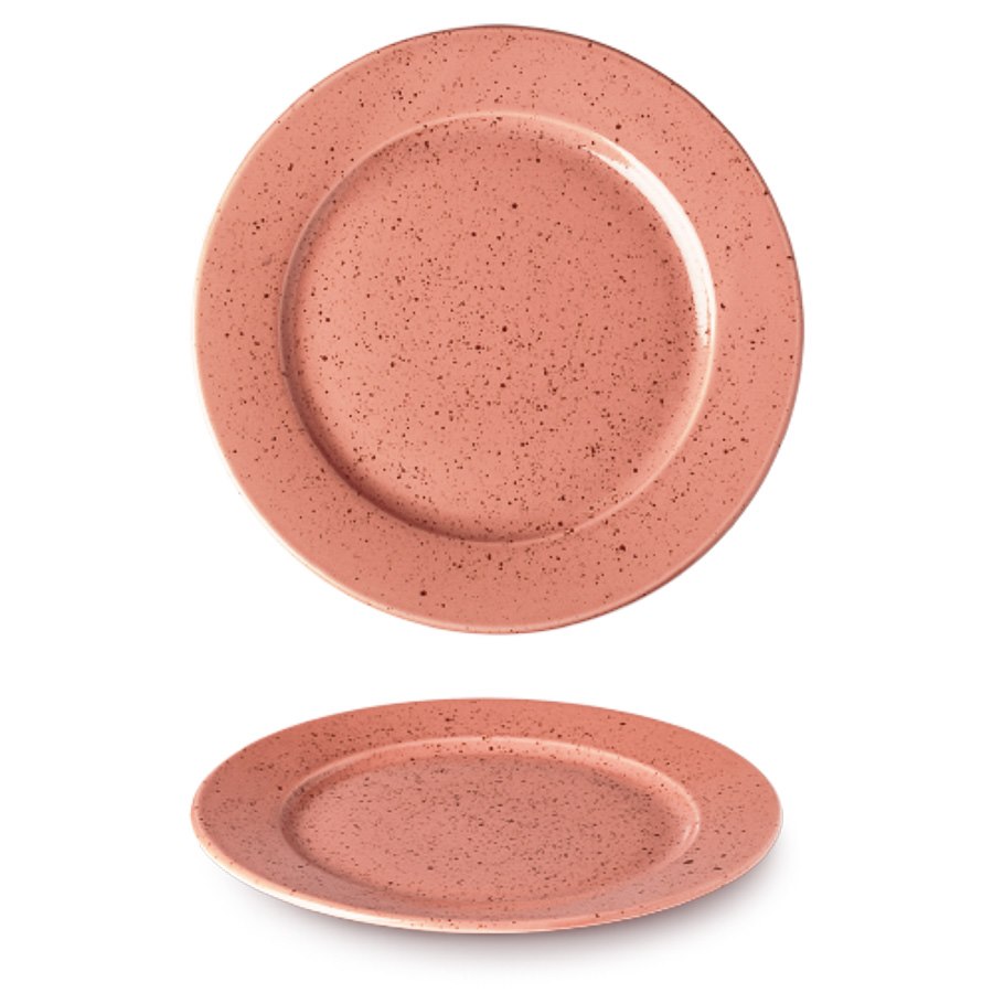 Tallrik Lifestyle Terracotta, dia 28 cm, flat, med bräm
