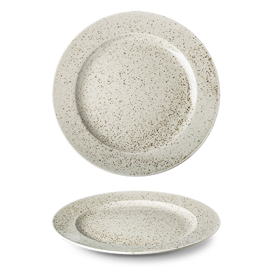 Tallrik Lifestyle Natural, dia 31 cm, flat, med bräm