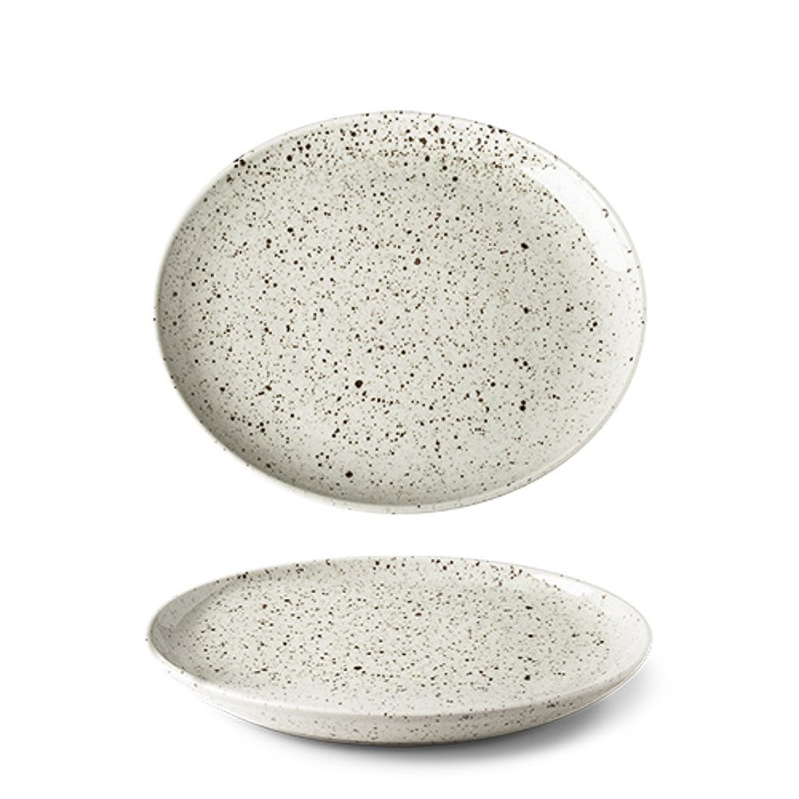 Tallrik Lifestyle Natural, dia 20 cm, flat, oval